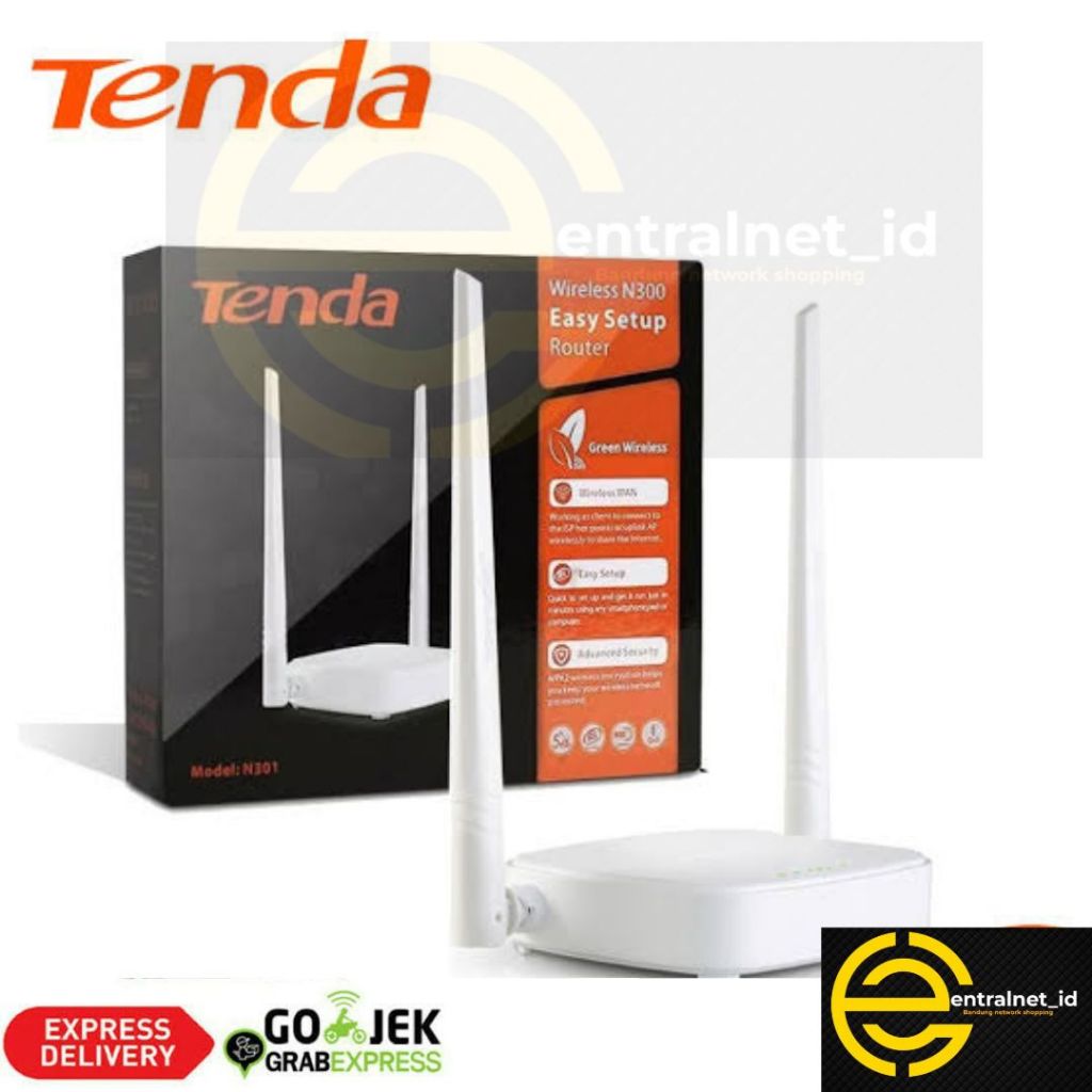 Tenda N301 Wireless N300 Easy Setup Router