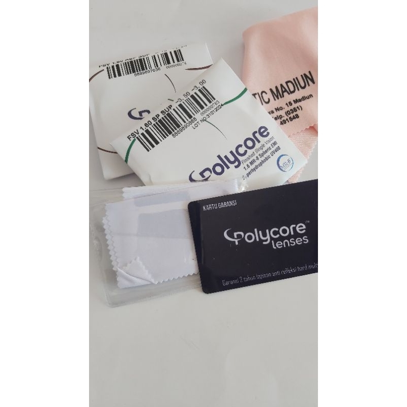 Optik Madiun - Lensa 1.60 Asp CR39|Polycore