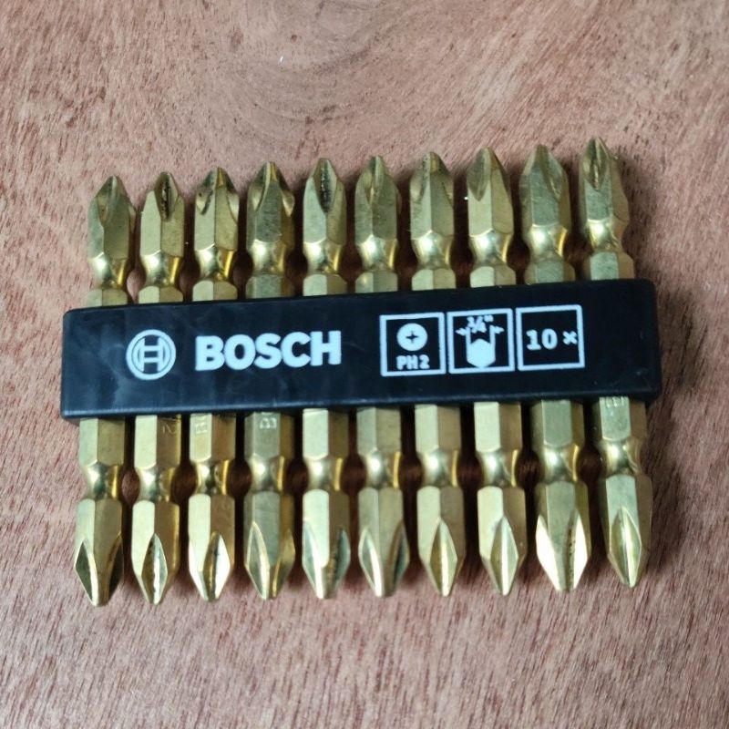 MATA OBENG BOSCH PH2 6.5MM MAGNETIK SCREW DRIVER SKRUP MATA BOR OBENG (1pcs)