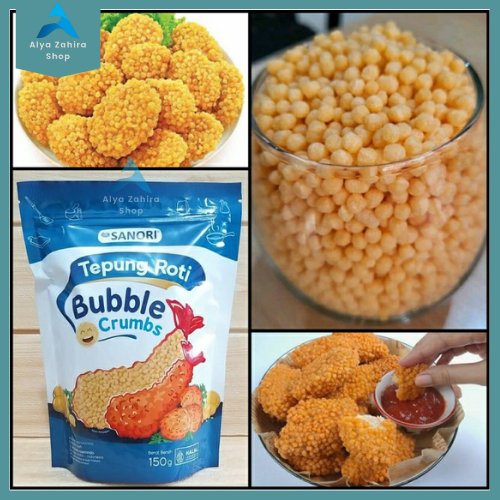 

Sanori Bubble Crumbs 150gr Kemasan Fresh Pack / Tepung Roti Nugget / Bubble Nugget