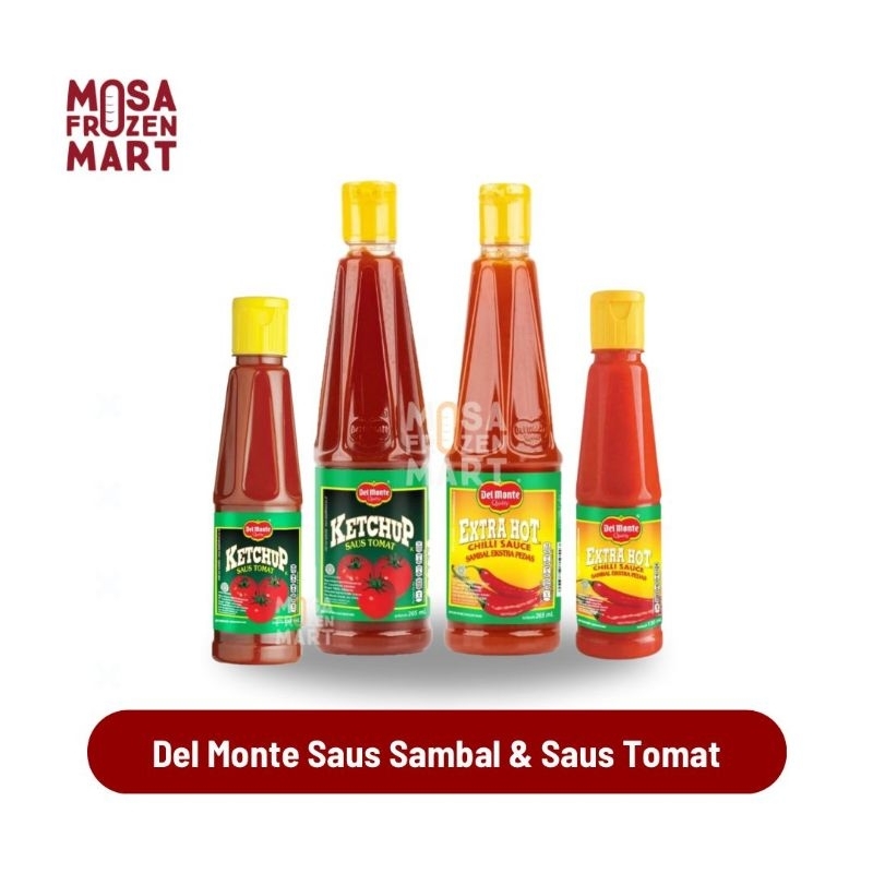

Del Monte Saus Tomat & Saus Sambal Extra Hot