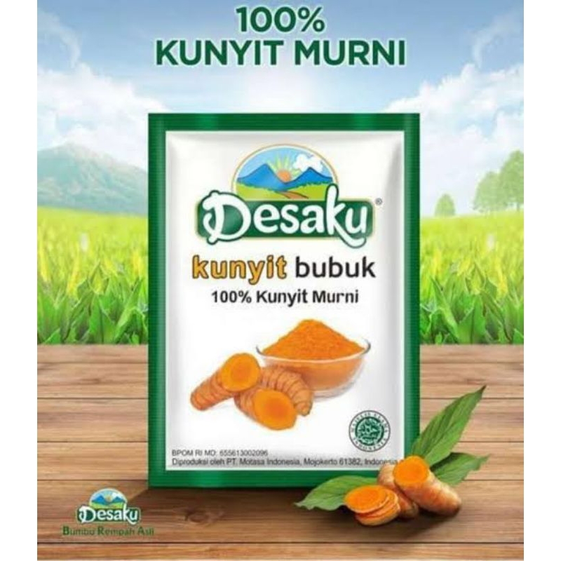 

Kunyit Bubuk Asli Kemasan Renceng Isi 12 Sachet