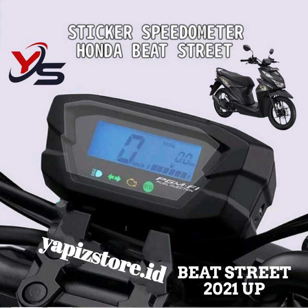 Stiker Speedometer Anti Gores Pelindung Speedometer Motor Beat Street 2021 UP