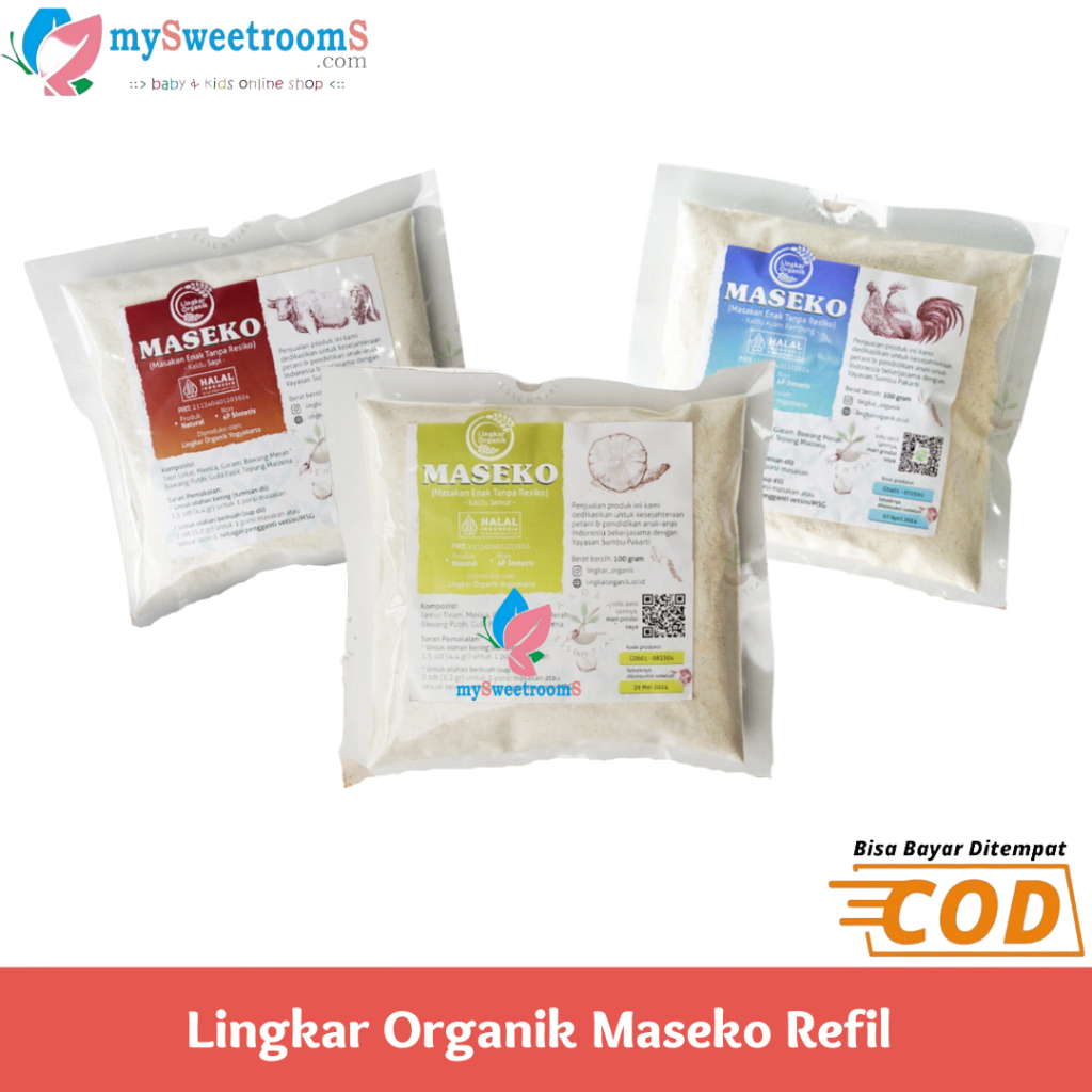 

Lingkar Organik Refil Maseko Bumbu Kaldu Organik 100gr