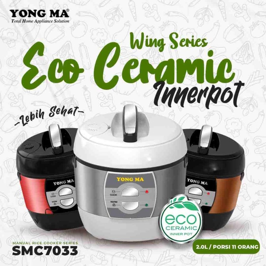 YONG MA Magic Com 2 L SMC7033 / RICE COOKER YONG MA SMC7033 / SMC-7033 / SMC 7033 BATAM