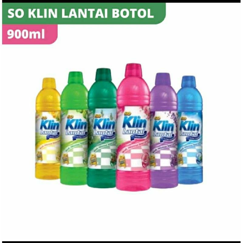 SOKLIN LANTAI 900ML / SOKLIN PEMBERSEH LANTAI BOT / PEMBERSIH LANTAI BOTOL