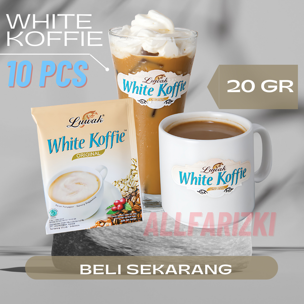 

KOPI LUWAK WHITE KOFFIE KEMASAN 20gr ISI 10 (Renceng)