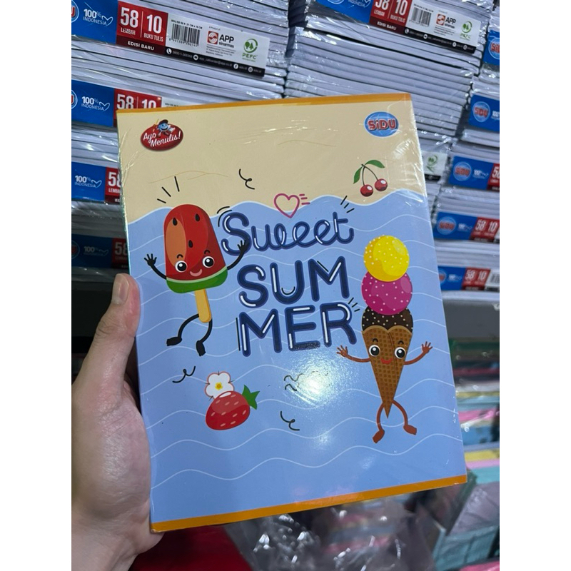 

buku sidu 38 lembar 1 pak isi 10pcs buku untuk anak sekolah kualitas bagus