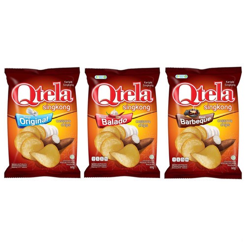 

QTELA KRIPIK SINGKONG ANEKA RASA 60 GRAM