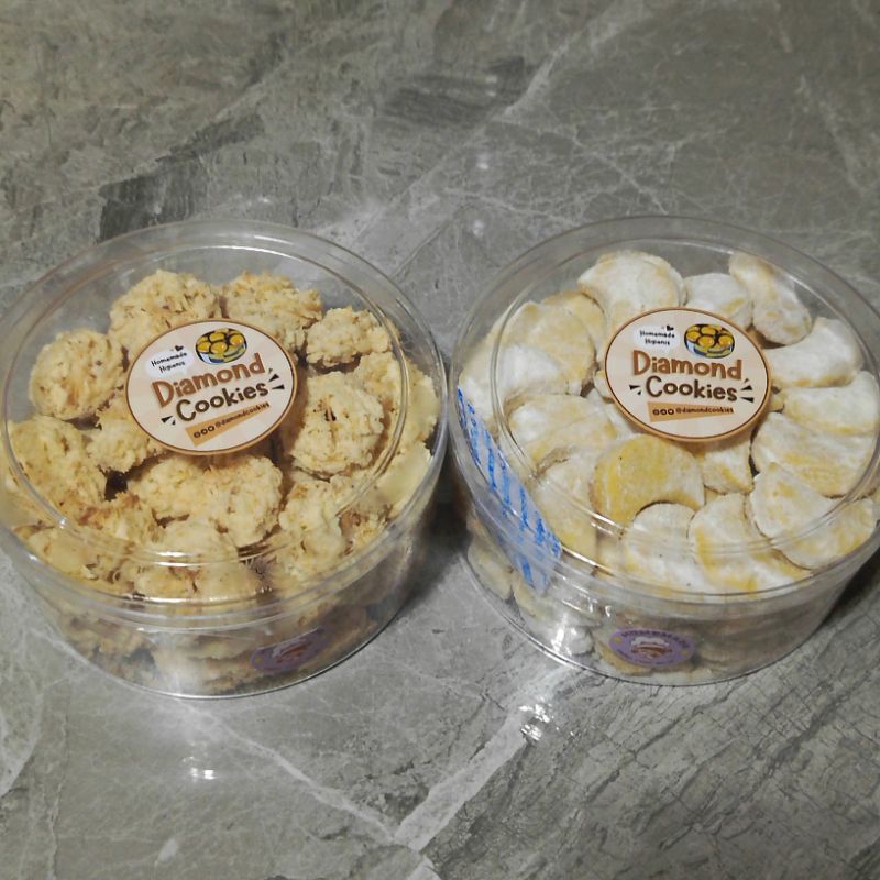 

【 DIAMONDCOOKIES 】PAKET BUNDLING JUMBO 2!! ( Putri Salju - Sagu ) • WISMAN • Premium • Mika Bulat • Isi 2 Mika Bulat