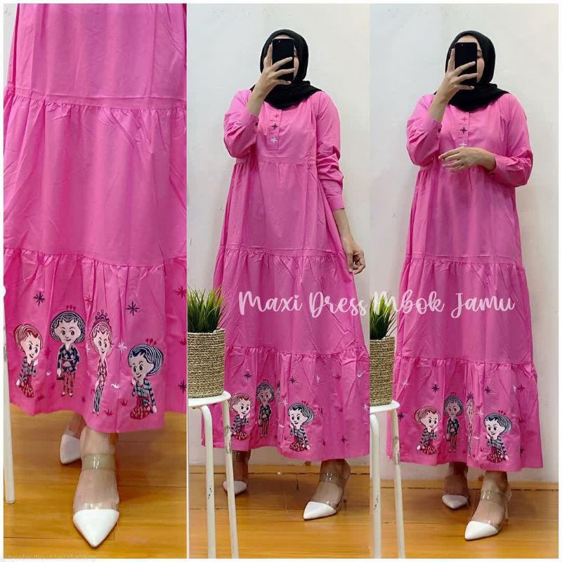 MBOK JAMU / GAMIS KATUN / MAXI KATUN / DRESS KATUN