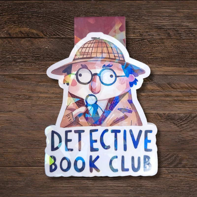 

Pembatas Buku Magnet | Handmade Magnetic Bookmark | Detective Book Club