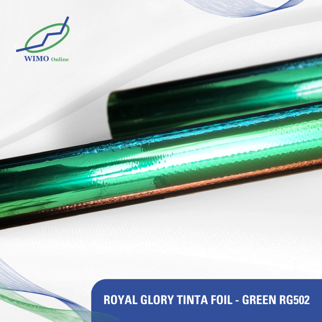 

TINTA FOIL HOT STAMPING FOIL ROYAL GLORY GREEN RG 502 RG502