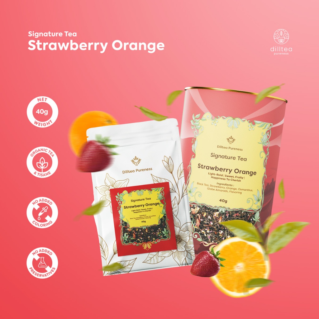 

DILLTEA Signature Tea - Strawberry Orange Tea