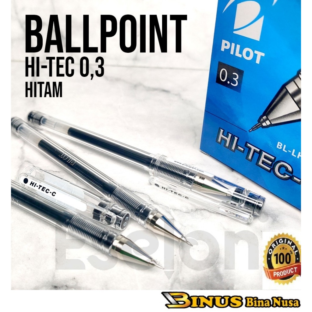 

1buah Pulpen PILOT Hi-tech 0.3 ASLI ( ORIGINAL 100% )