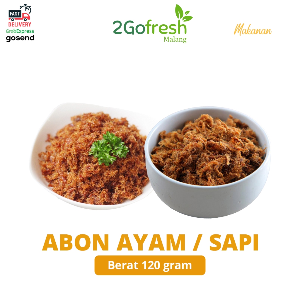 

Abon Ayam / Sapi Kemasan Gurih Siap Makan