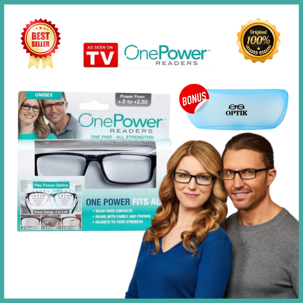 Kacamata Baca Plus Auto Focus Kaca Mata One Power Readers Ajaib Fokus Otomatis