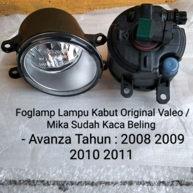 Foglamp Lampu Kabut Original Valeo Avanza , 2008 2009 2010 2011 ( Mika Kaca Beling )
