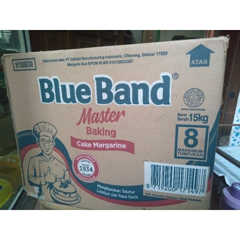 

Blue band master baking cake margarine (MCM) 250gr