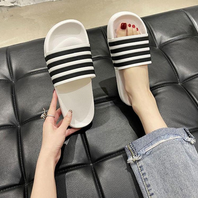 Sandal Pria Dewasa Anti Slip dan EVA Sendal Adidas outdoors Sendal Karet Pria Sandal Slip On Pria Fl