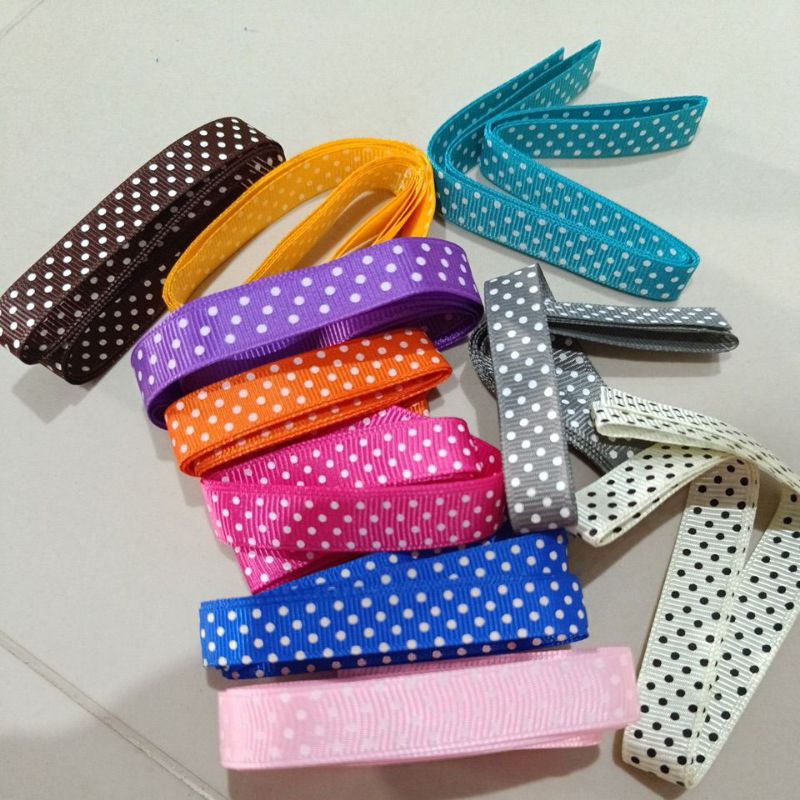 

Pita dot warna 1.25cm