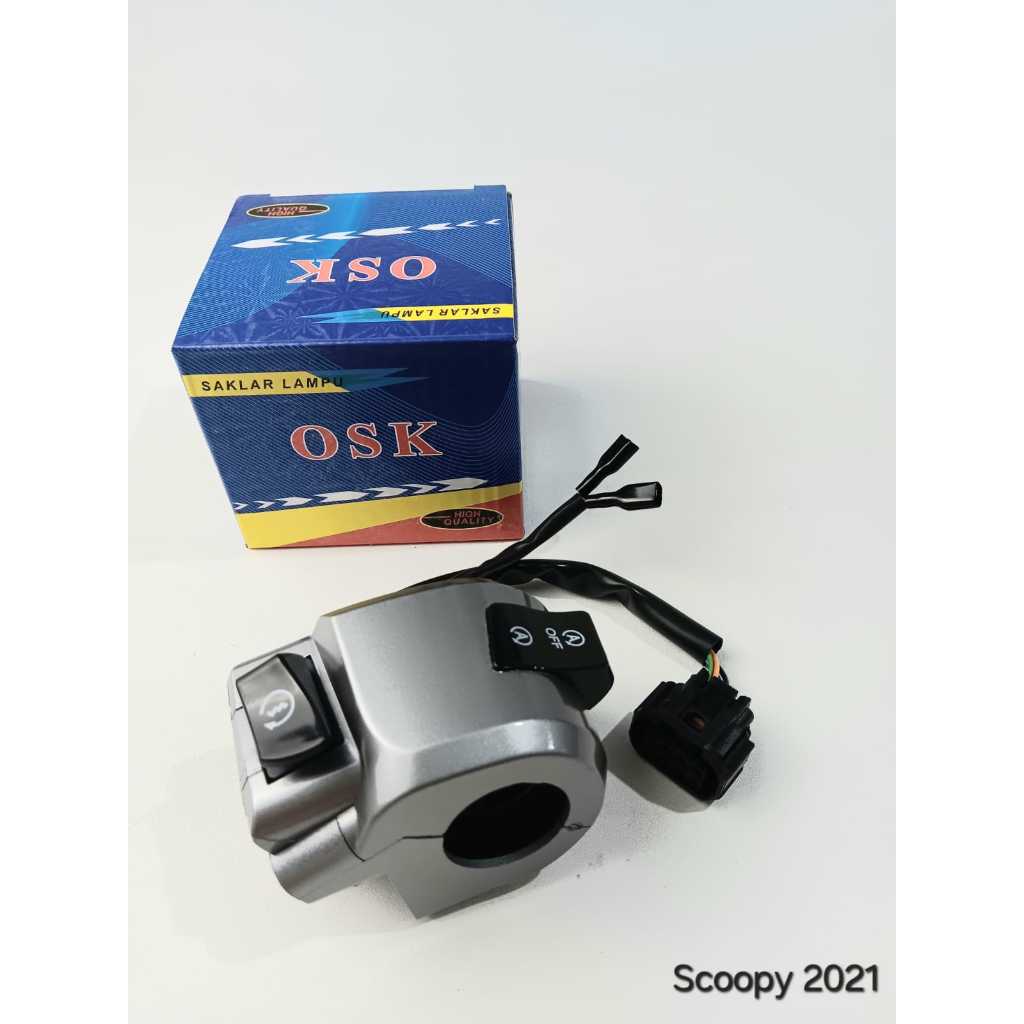 Saklar Lampu Kanan Holder Kanan Saklar Kanan RH SCOOPY 2021 OSK