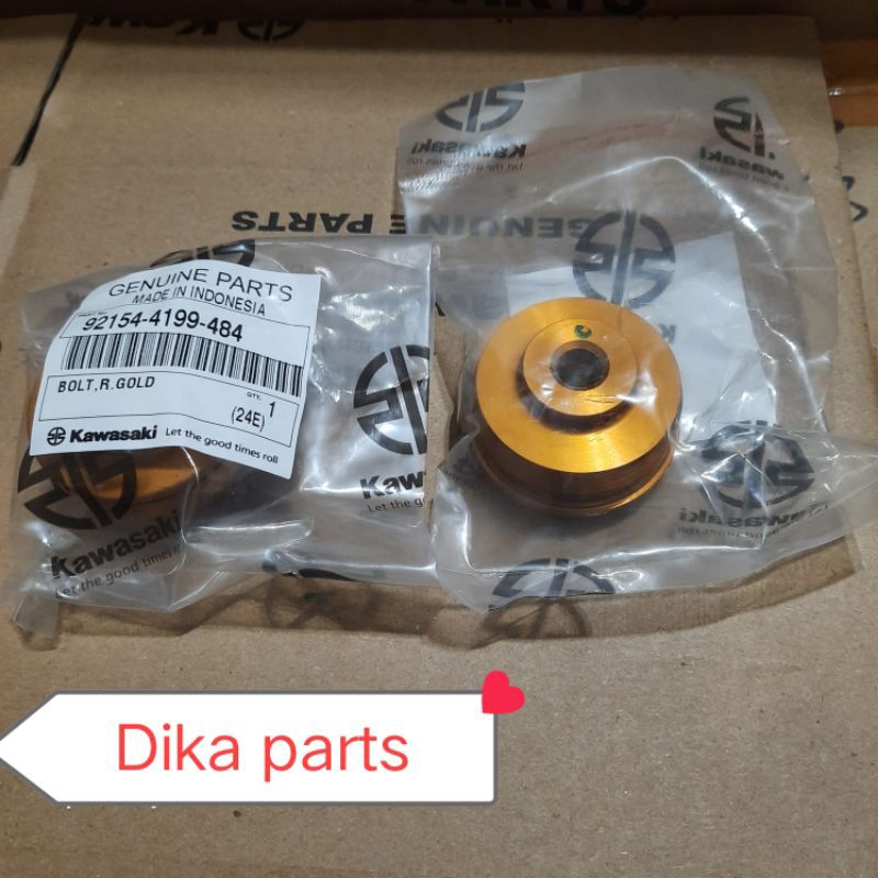 JUAL BAUT TUTUP AS SHOCK DEPAN USD GOLD D TRACKER 150 NEW D TRACKER NEW ORIGINAL KAWASSAKI