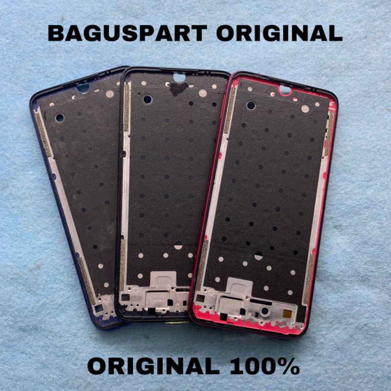 FRAME MIDDLE TULANG TENGAH RANGKA HOUSING LCD XIAOMI REDMI NOTE 7 ORIGINAL COPOTAN