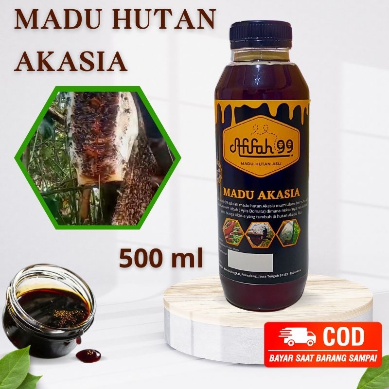 

Madu Hutan Akasia Afifah 99 (500 ml) Madu Hutan Liar - Madu Sialang - Madu Asli Murni