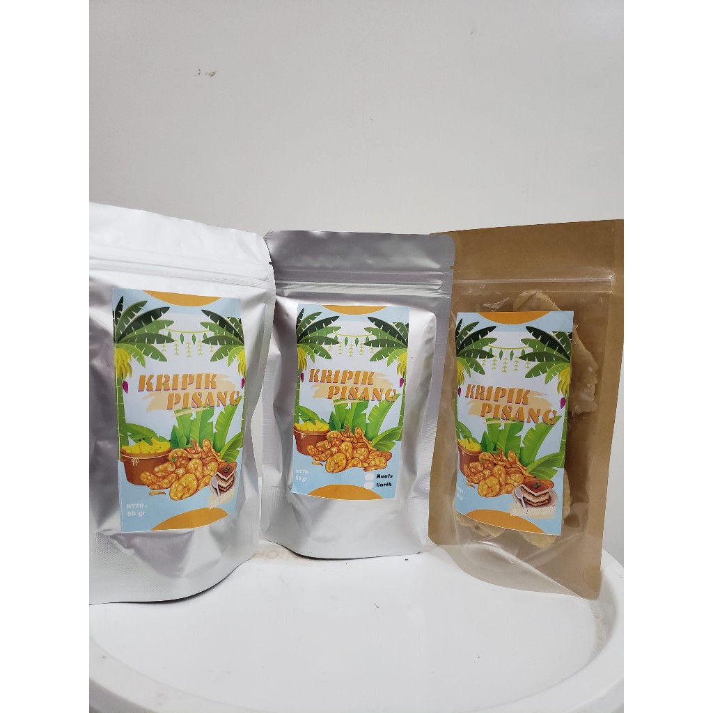

Kripik Pisang Milenial Dengan Varian Rasa Kemasan 50gr