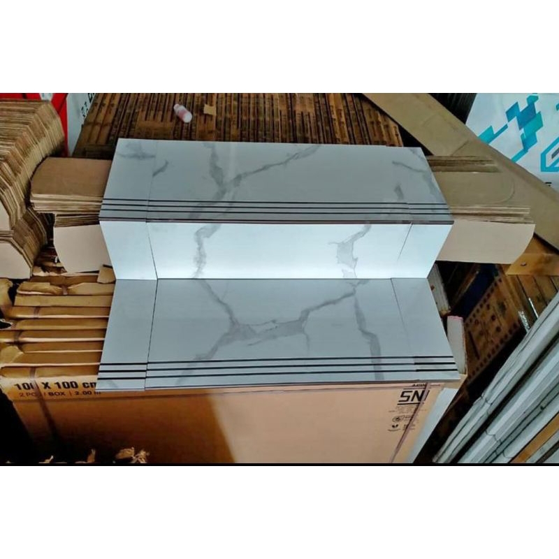 keramik tangga / granit tangga 30×80 20×80 kombinasi tangga murah 1set / 1 trap
