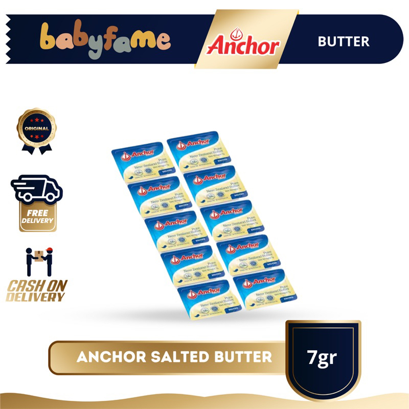 

ANCHOR SALTED BUTTER | LEMAK TAMBAHAAN MPASI | BARANG BERESIKO