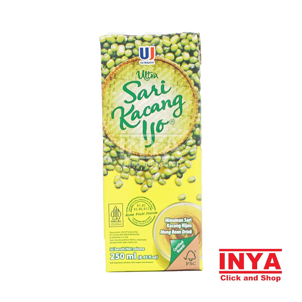 

Utra Sari Kacang Ijo 250ml - Minuman Sari Kacang Ijo