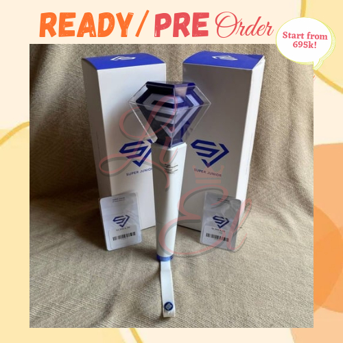 [PO/READY] Official Super Junior Lightstick Ver 2 & SPECIAL EDITION SE - Fanlight Subong