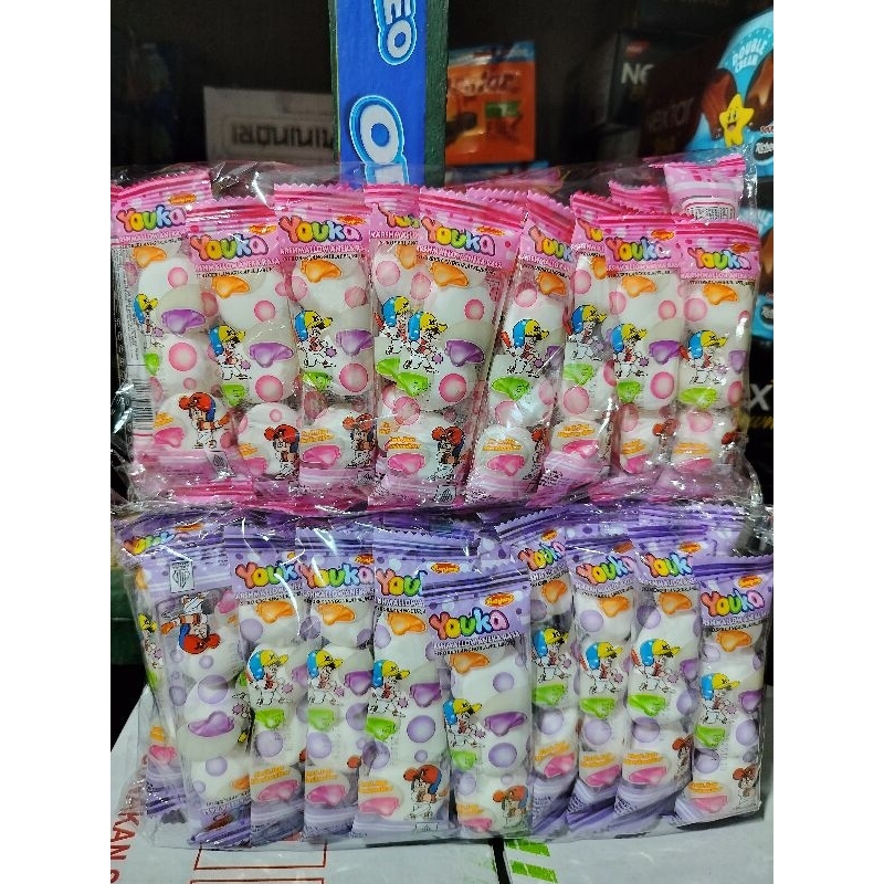 

Youka Marshmellow Aneka Rasa Buah ( 1 Bungkus isi 20 Pcs )