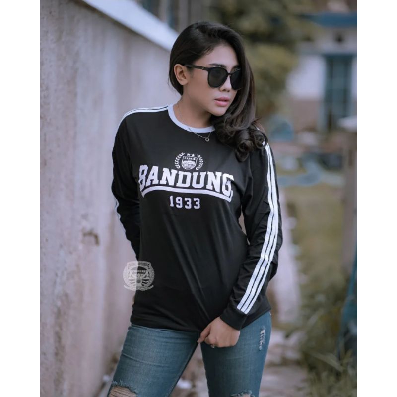 Kaos Persib Lengan Panjang BANDUNG 1933 Pria Wanita Original Passion 33