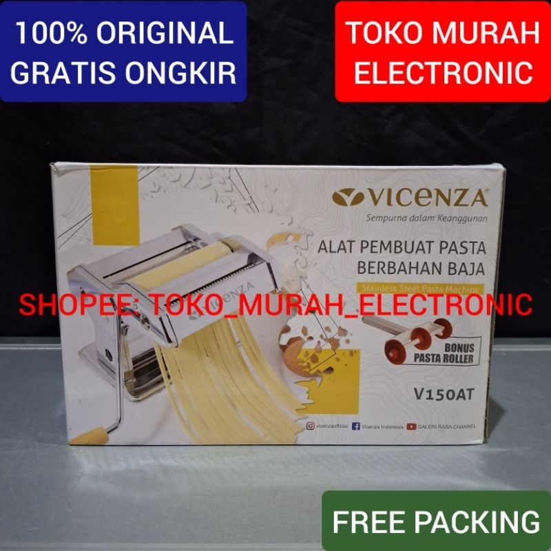 TME - Ampia Vicenza Original Pasta Maker Mesin Manual Giling Mie Molen