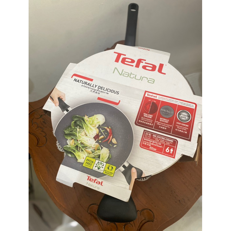 Tefal Natura Wokpan 32 cm + tutup