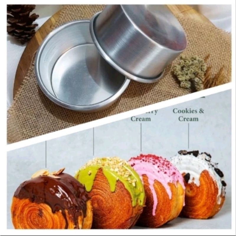Loyang bulat 10cm 8cm loyang cromboloni