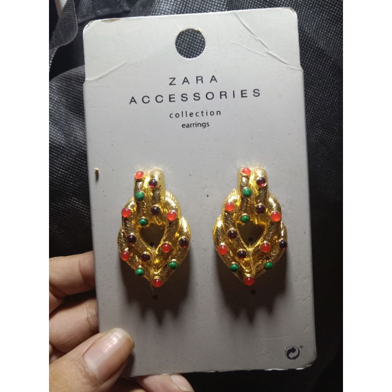 Anting Gold plated zara original Sale 70% JasTip 9K