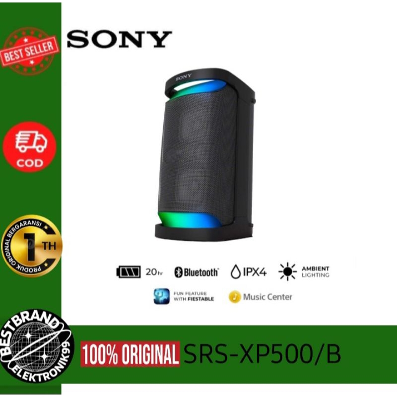 SONY SRS XP500 PORTABLE WIRELESS SPEAKER SRS-XP500/B