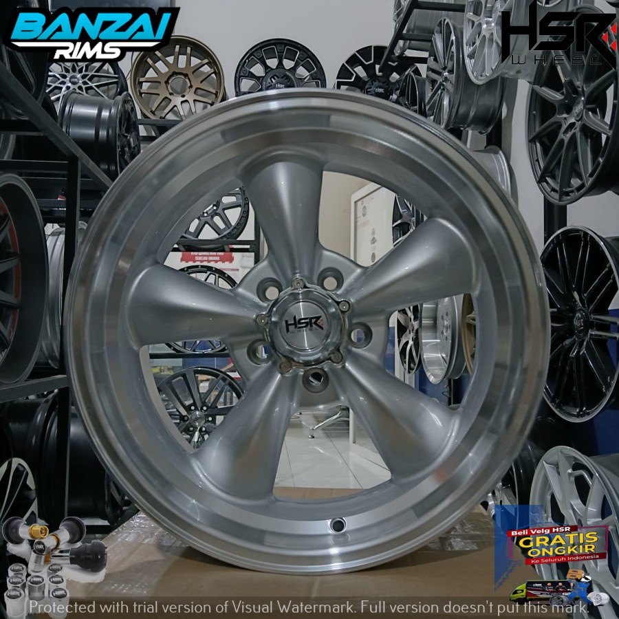 Velg Mobil Racing Ring 17 Hsr Celtic Lebar 7/8 Cocok Untuk Apv Grandmax Ertiga Innova dll Hsr R 17