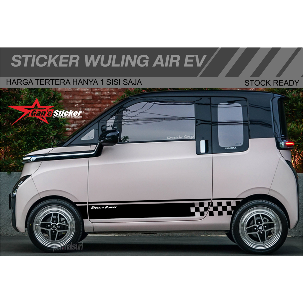 STICKER WULING AIR EV AKSESORIS WULING AIR EV