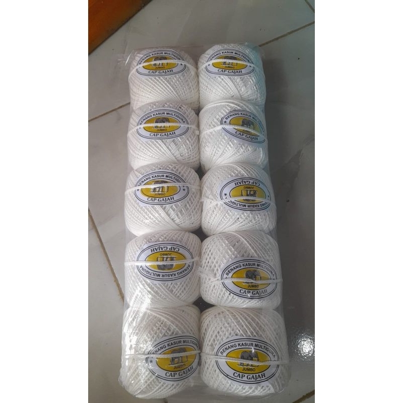 

Tali Rami isi 10 pcs / Benang Kasur/ Benang Bangunan / Tali Bendera