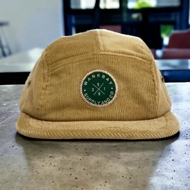 5 panel short cap/visor pendek corduroy wankbay Topi Distro original