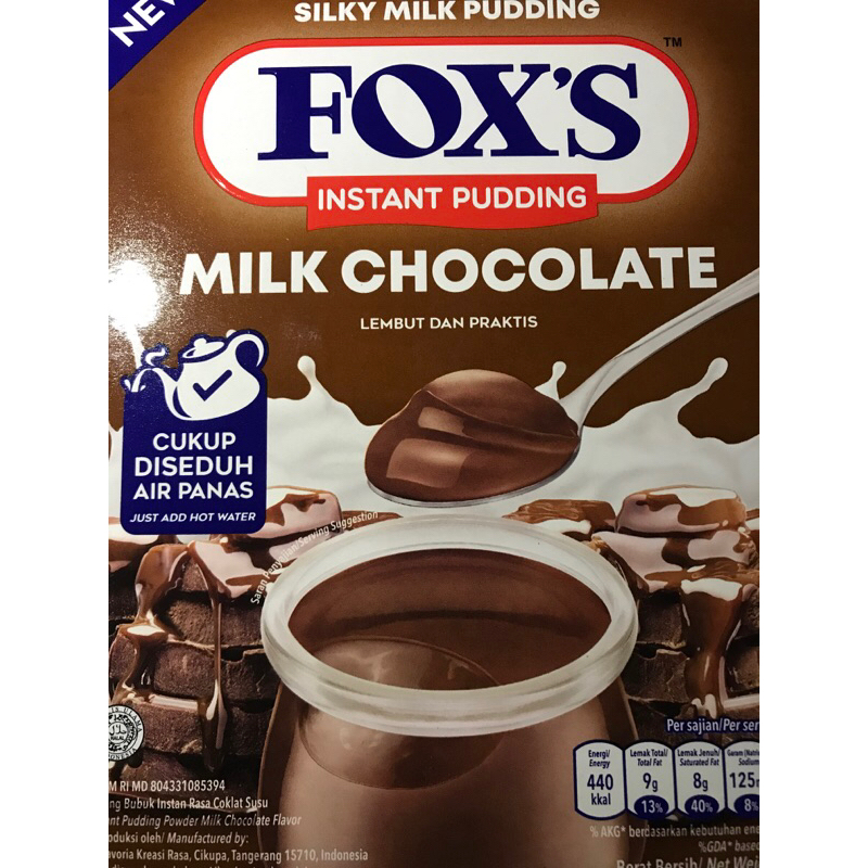 

Fox's instant pudding
