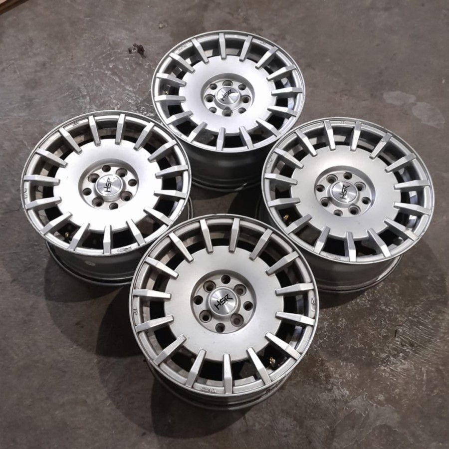 velg bekas racing hsr r15 baut 8 mobil brio sigra xenia vios dll