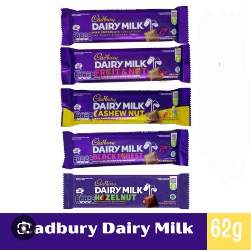 

CADBURY dairy Milk chocolate 62gram