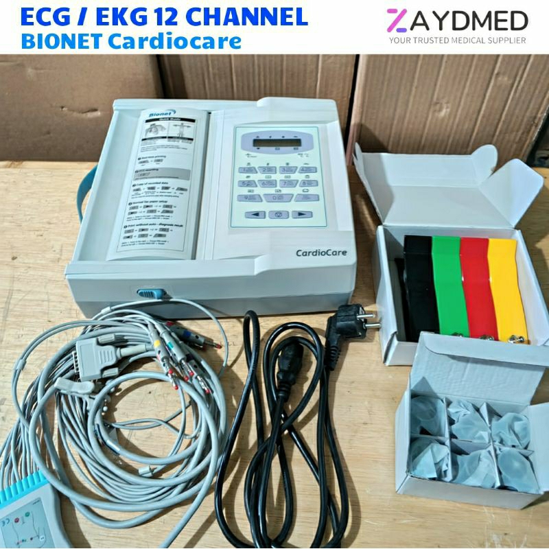 ECG/ EKG 12 CHANNEL BIONET CARDIOCARE 2000