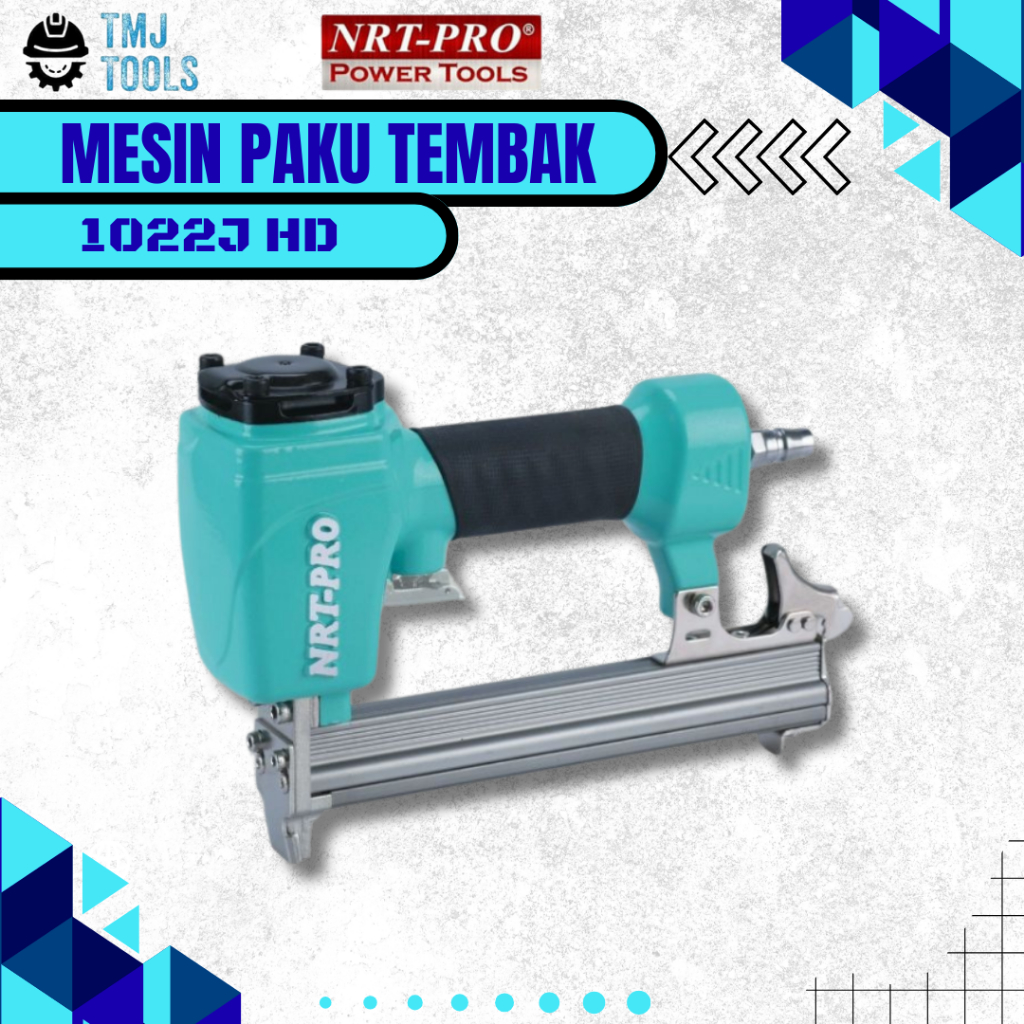 

Mesin Paku Tembak Staples NRT PRO 1022J HD AIR Nailer Stapler Gun Murah Alat Staples Tembak Paku U U